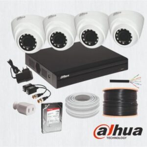 kit 4 camaras instalacion