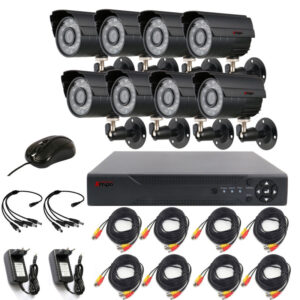 Kits de cámaras de vigilancia CCTV DVR, KIT de 8 canales, 720P